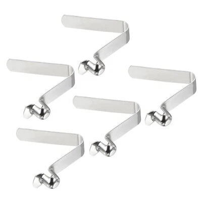 UXCELL 5 piezas broches de paleta para kayak de 8,3x8 mm, clips de resorte de tubo de bloqueo de botón hueco de un solo pin