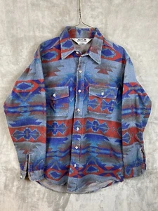 Camisa De Colección The Sportsmans Guide Para Hombre Mediana M Azul/Rojo Azteca Abotonada - Imagen 1 de 10
