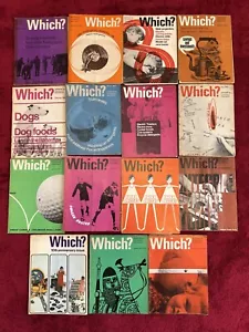 Which? Magazine Bundle 1966 x3 + Full Year 1967 Jan to Dec Vintage Retro - Picture 1 of 17
