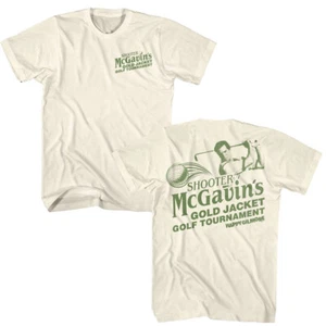 Happy Gilmore Shooter McGavin's Gold Jacket Golf Tournament Men's T Shirt - Picture 1 of 10