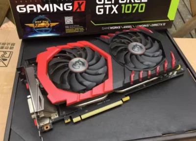 MSI NVIDIA Geforce GTX 1070 8GB GDDR5 Gaming X 8G Graphics Card - Image 1 of 4