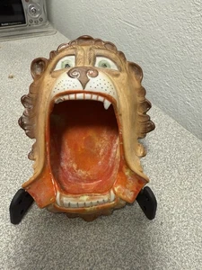 RARE Schafer & Vater Figurine, Ashtray, Lion Mouth Wide Open, 5" Long - Picture 1 of 14
