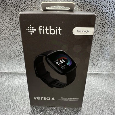 Fitbit Versa 4 Fitness Smartwatch - Graphite & Black Infinity Band Open box - Image 1 of 4