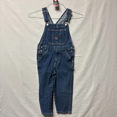 Mono Tommy Hilfiger Tommy Boy Talla 4 Azul Denim 100% Algodón Foto 1 de 4