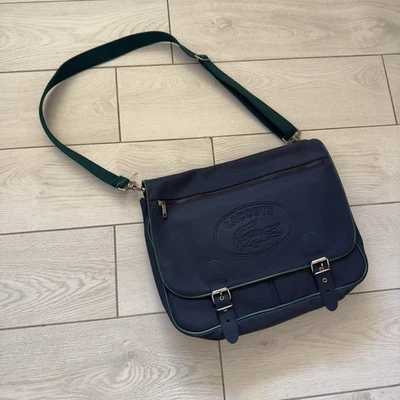 Lacoste Sport Paris Vintage Messenger Unisex Bag Rare - Imagen 1 de 4