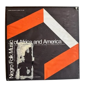 Negro Folk Music of Africa and America 2 Record Set Plus Booklet Folkways 1959 - Picture 1 of 6