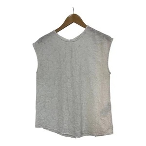 LK Bennett Top Ladies Cream Summer Casual Lightweight Sleeveless Button Size 10 - Picture 1 of 8