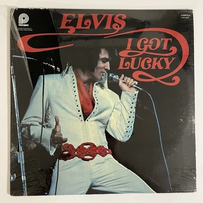 Elvis Presley / I Got Lucky 1975 Vinyl LP M/VG+ Sealed Reissue Compilation Mono Foto 1 de 4