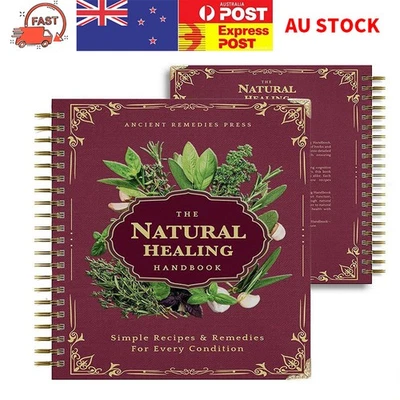 The Natural Healing Handbook, Spiral-Bound Guide For Herbal Remedies And Natural - image 1 of 4