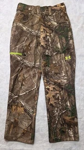 Under Armour Realtree Camo Fleece Pants Mens Medium Scent Control Hunting - Picture 1 of 9