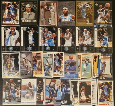 32 Lot Carmelo Anthony Basketball Cards 2003-2005 Fleer - Topps - Upper Deck RC  - Image 1 of 4
