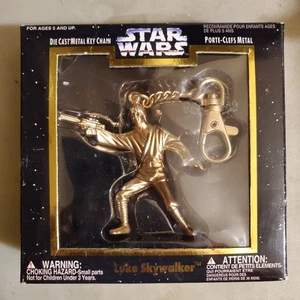 1996 Placo Star Wars Collector Luke Skywalker Die Cast Keychain New - Bild 1 von 3