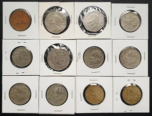 Lot of 12x Mexico Coins - Various Dates and Denominations - Picture 1 of 2