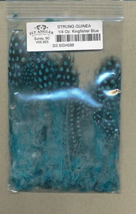 Strung Guinea - 1/4 oz - kingfisher blue SGH086 - Picture 1 of 1