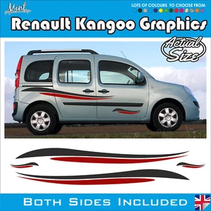 Renault Kangoo Microcámper Autocaravana Calcomanías Pegatinas Furgoneta Gráficos GRATIS P&P 003 - Imagen 1 de 4