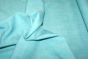 SEA GREEN Textured Weave Shirting Blouse Stretch Fabric 150cm Wide Per Metre