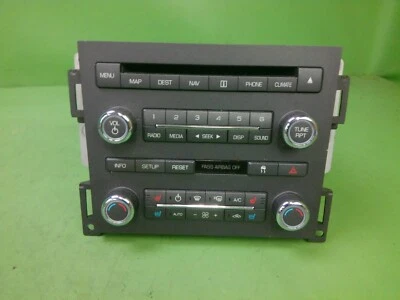 2009 LINCOLN MKS NAVIGATION RECEIVER CLIMATE CONTROL ASSEMBLY 8A5T19C156AL OEM Foto 1 de 4