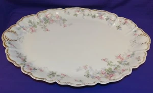 HAVILAND LIMOGES GESCHIRR LG SERVIERPLATTE SCHLEIGER 50 #5 BLANKO DOUBLE GOLD - Bild 1 von 8
