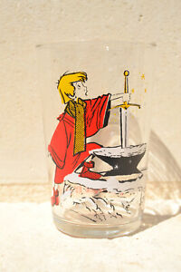 verre à moutarde 1970' MOUSTIQUE ET L'EPEE - Merlin l'Enchanteur - Walt Disney