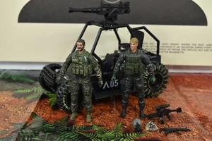 Action Figure Weapon Vehicle Lot Custom BBI Elite Force 3.75 1/18 Army Builder 2 - Picture 1 of 9