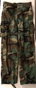 Herren US Army Woodland Camo Kampfhose Lagernr. 8415-01-084-1717 Mittellang - Bild 1 von 4
