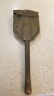 Vintage 1944 Ww2 Us Military Trench Tool Folding Shovel W/ Cover Dave Mfg Co