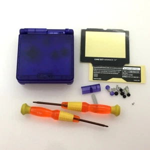 Clear Royal Blue Shell Housing Case Cover For Nintendo Gameboy Advance SP GBA SP - Picture 1 of 5