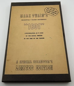 Mark Twain 1601 Illustrated in Slipcase Lyle Stuart New York Limited Edition - Imagen 1 de 10