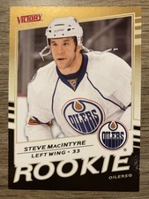 2008-09 Upper Deck Victory Gold Steve MacIntyre #301 Rookie RC