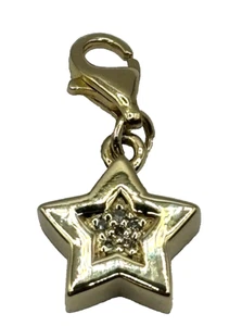 Charm Anhänger Stern mit Brillanten 0,03 ct. 14k 585er Gold - Bild 1 von 5
