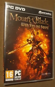 SEALED Mount & Blade With Fire and Sword Boxed Game PC DVD-ROM 2010 windows - Picture 1 of 2