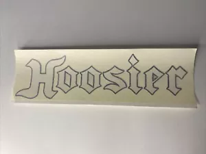 Hoosier Racing Reifen 12" weiß mit schwarzem Rand Aufkleber Sticker Racing Sticker groß - Bild 1 von 2