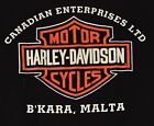 International Harley Davidson Mens Xlarge T Shirt Bkara Malta With Front Pocket