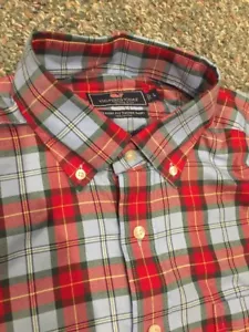 Vineyard Vines Mens M Classic Fit Tucker Shirt Button Dwn Plaid Whale NWT - Imagen 1 de 10