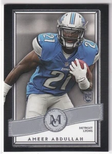 AMEER ABDULLAH 2015 Topps Museum Collection #42 Lions - Picture 1 of 2