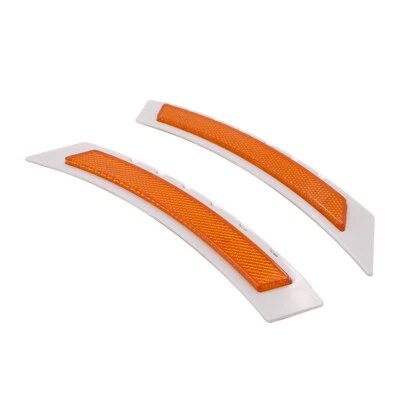 L&R Amber Front Bumper Side Marker Reflector For 08-10 BMW LCI E60 5 Series Foto 1 de 4