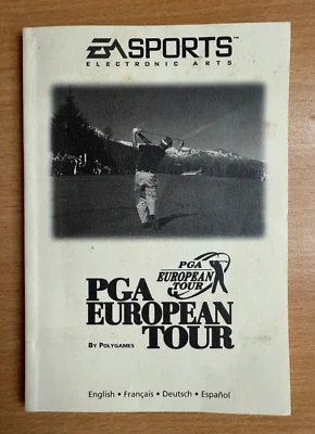 PGA EUROPEAN TOUR - Sega Instruction Manual - Image 1 of 2
