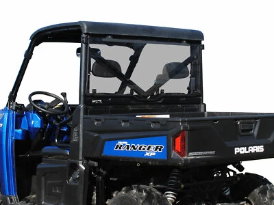 SuperATV Tinted Rear Windshield for Polaris Ranger Fullsize XP 570/See Fitment - Image 1 of 4