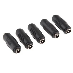 5Pcs DC Power Adapter 5.5x2.1mm Female to Female Jack Connector - Picture 1 of 5