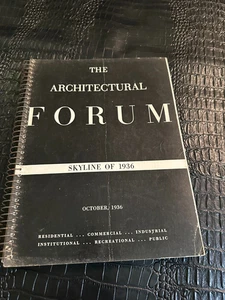 OCTOBER 1936 Architectural Forum magazine SPIRAL BOUND - Imagen 1 de 1