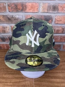 New Era New York Yankees Cord Camo 59Fifty 7 5/8 Baseball Mütze - Bild 1 von 7