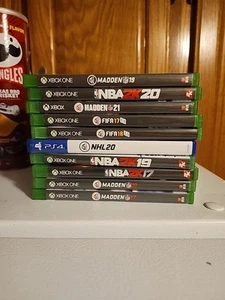 Xbox/ Ps4 / Xbox One Sports Game Lot - Picture 1 of 1
