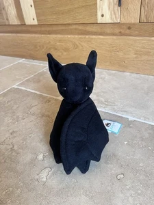 Rare Jellycat - Wrapabat Black Bat - BNWT - Plush Halloween Soft Toy Small - Picture 1 of 11