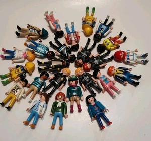 Mixed Lot 24 Geobra PLAYMOBIL Figures 1997 EMS Fisherwoman ROCK STAR Medical ZOO - Picture 1 of 7
