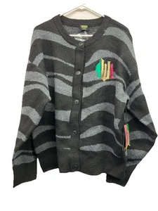 Wicked Gray Black Knit Cardigan Paul Tazewell Target Size XL New With Tags - Picture 1 of 7