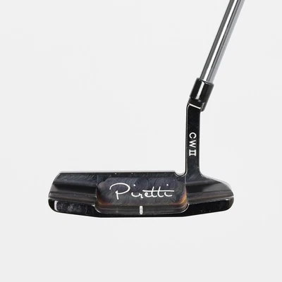 Left Handed Piretti Cottonwood 2 Black Onyx 375g Putter 34 Inches Very Good - Image 1 of 4