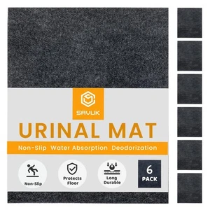 Urinal Mats Non-Slip Non-Adhesive Water Absroption Bathroom, Restaurant, Gym,... - Picture 1 of 6