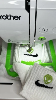 Sock Hoop Insert 4"X4" Fits Single Needle Embroidery Tool Brother Machine - Image 1 of 4