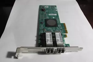 HP Emulex LPE11002 4Gb HBA FC PCI-e Dual Port Fiber Card Dell KN139 - Picture 1 of 4