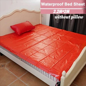 Waterproof Bed Sheet Mattress Protector Cover PVC SM Sex Game Bed Protector Mat - Picture 1 of 12